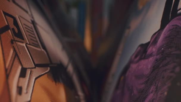 New York, États-Unis. 20 mai 2020. Vue rapprochée de la bande dessinée. Vue macro. de l'intérieur des bandes dessinées.