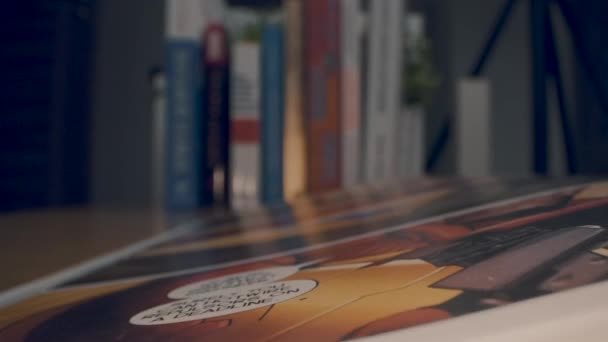 New York, États-Unis. 20 mai 2020. Vue rapprochée de la bande dessinée. Vue macro. de l'intérieur des bandes dessinées.