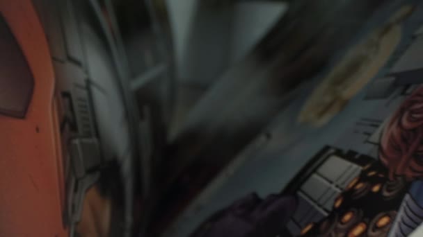 New York, États-Unis. 20 mai 2020. Vue rapprochée de la bande dessinée. Vue macro. de l'intérieur des bandes dessinées. 