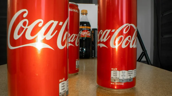 Mai 2020 New York Usa Makro Nahaufnahme Der Coca Cola — Stockfoto
