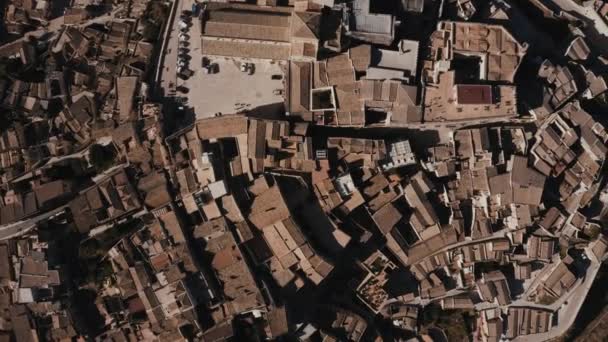 Veduta Aerea Panoramica Dell Antica Città Matera Sassi Matera Nella — Video Stock