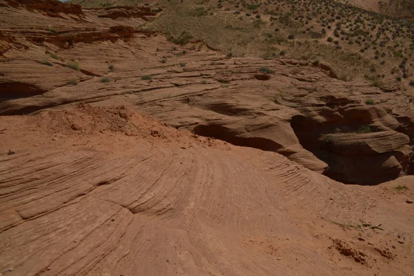 Marcher Dans Désert Arizona — Photo