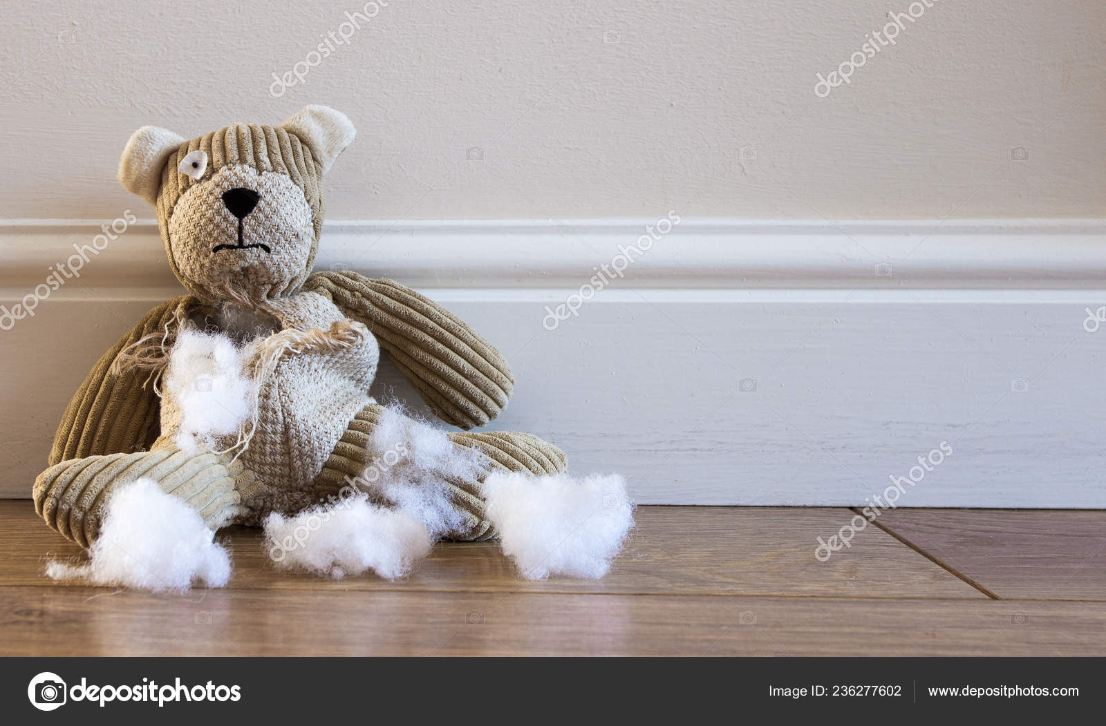 stuffing teddy bear