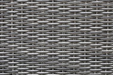 Fotokopi alanına sahip gri rattan 'ın tam çerçeve arkaplanı