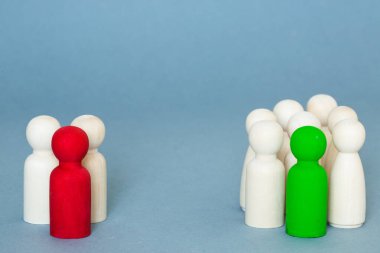 Bir grup seçmen ve seçmenlerin evet ya da hayır oyu verip vermeyeceklerine karar verdikleri bir oylama konsepti.