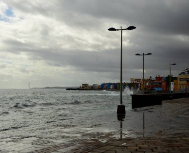 San Cristobal'ın deniz yürüyüşü, Las Palmas de Gran Canaria, Kanarya Adaları, İspanya