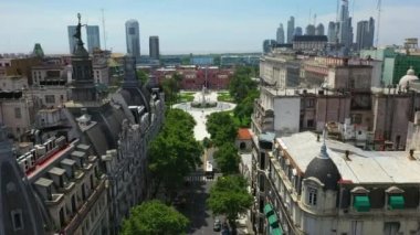 Mayıs Meydanı ve Casa Rosada, Casa de Gobierno hava görünümü-Cumhurbaşkanı Buenos Aires ofisi, Arjantin