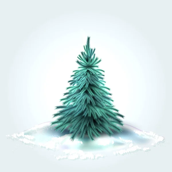 Vector árbol de Navidad, diseño de año nuevo de Navidad — Vector de stock