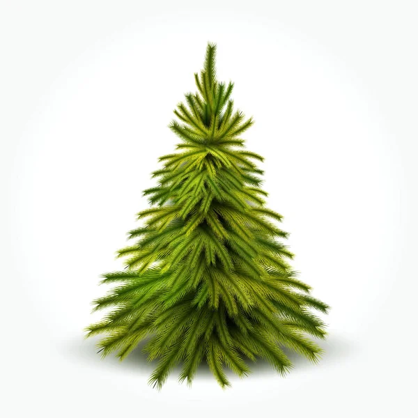 Vektor pohon Natal, xmas desain tahun baru - Stok Vektor