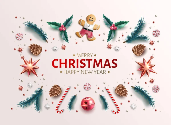 Vektör Noel arka plan holly Ladin jingle bir