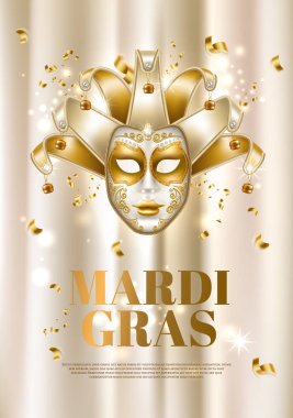 Mardi gras palyaço Brezilya karnaval vektör