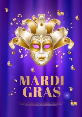 Mardi gras palyaço Brezilya karnaval vektör