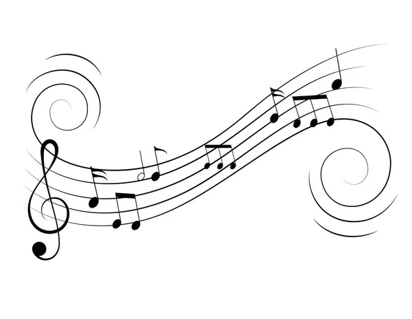 Immagini vettoriali stock di Pentagramma musicale | Depositphotos
