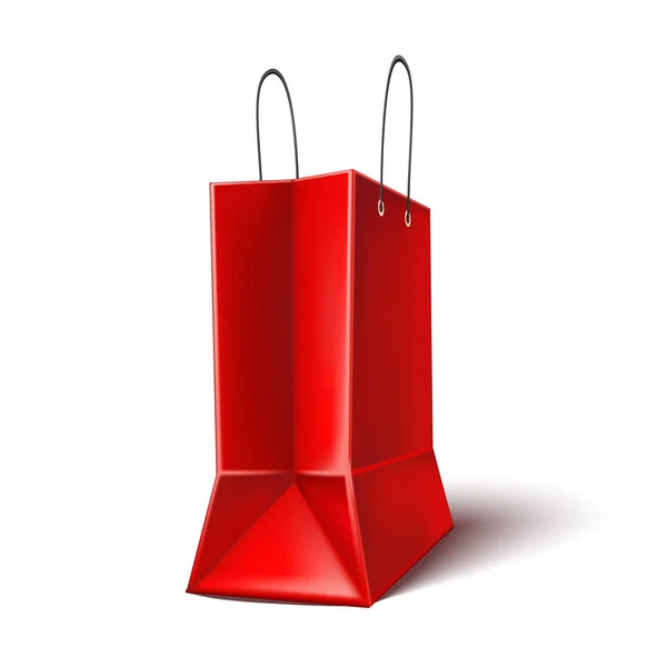 Векторная красная сумка для черной пятницы — стоковый вектор