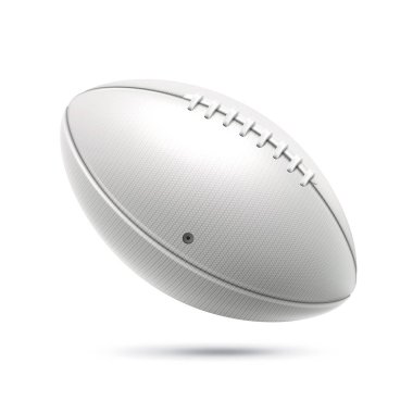 Bahis tasarımı için gerçekçi rugby topu.