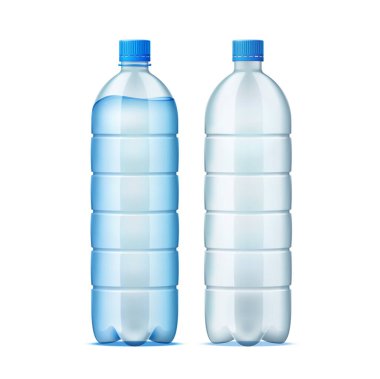 Tatlı su için gerçekçi plastik şişe