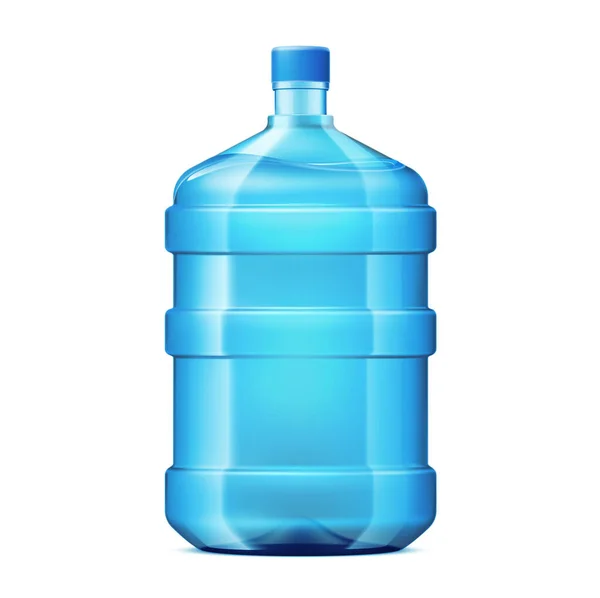 Vektor realistische Plastikflasche für Süßwasser — Stockvektor