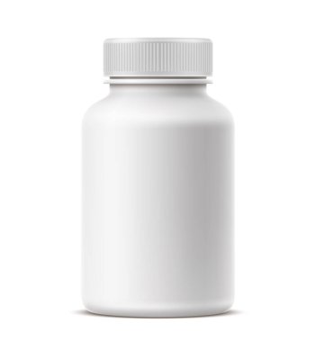 Gerçekçi tıbbi uyuşturucu hapları şişesi maketi