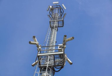 güvenlik kamerası gündüz kutup yüksek kule Cctv sistemi