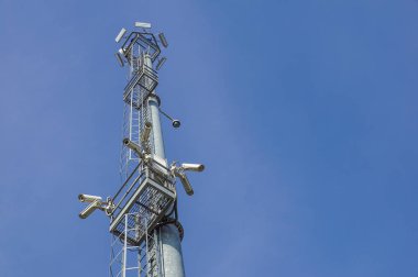 güvenlik kamerası gündüz kutup yüksek kule Cctv sistemi