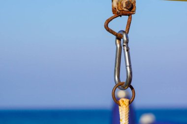 Görüntü halat tırmanma bir kemer kanca