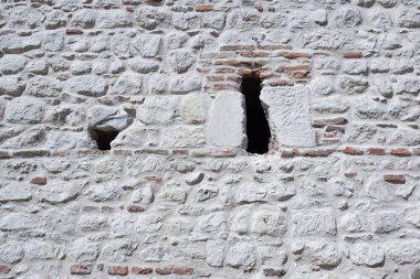 yıpranmış bir Kale duvarından arka plan stonewall
