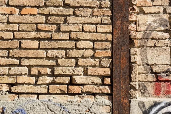 Ξεπερασμένο stonewall υπόβαθρο από έναν τοίχο κάστρο — Φωτογραφία Αρχείου