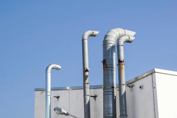 Sistemas industriales de aire acondicionado. ventilador de turbina de aire para ventilación —  Fotos de Stock