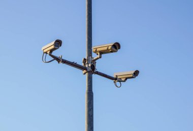 Akşam gökyüzü arka plan Cctv.