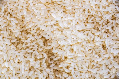 Kahverengi pirinç arka plan. haşlanmış pirinç. Pirinç kadar kapatın