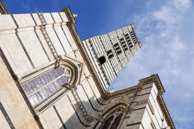 Siena Katedrali. Şimdi Meryem varsayım 1215 ve 1263, Siena, İtalya arasında tamamlandı, adanmış bir ortaçağ kilise