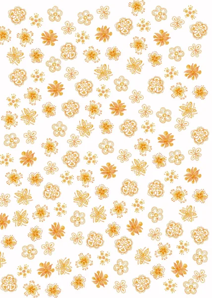 Abstraktes Blumenmuster — Stockfoto