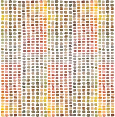 Renkli dikdörtgenler ile suluboya paleti. Çok renkli soyut el boyalı arka plan. Beyaz kağıt üzerinde fırça darbeleri kümesi.