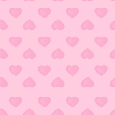 Pembe arka plan. Hafif kalpler ile basit sorunsuz desen. 