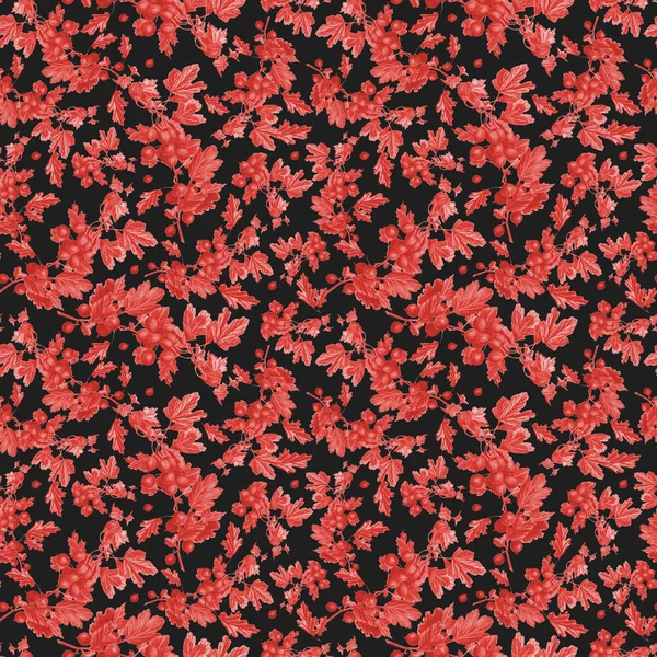 Schöne moderne nahtlose Muster mit floralen Ornamenten. Aquarellpflanzen Hintergrund für Textilien, Verpackung, Dekoration. — Stockfoto