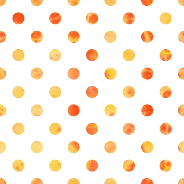 Polka Dot Padrão sem costura. Textura sem costura de círculo de fogo . — Fotografia de Stock