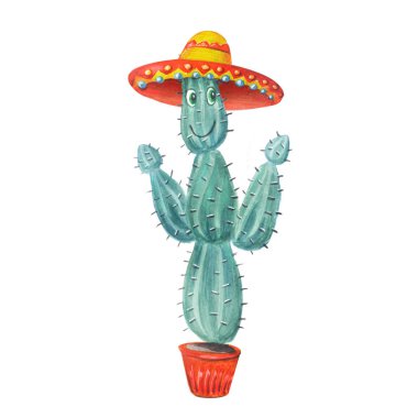 Beyaz bir torba üzerinde izole edilmiş suluboya çizim