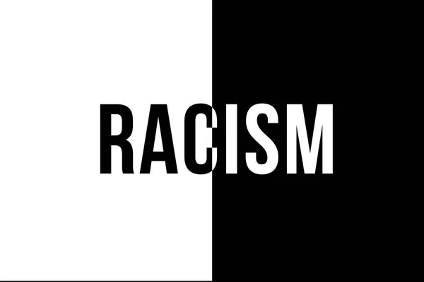 Black lifes matters. Stop Racism. Black and white
