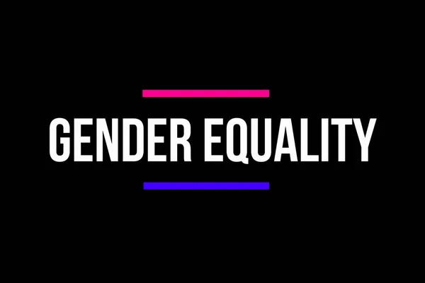 Нам Потрібна Гендерна Рівність Рівноправність Чоловіків Жінок — стокове фото