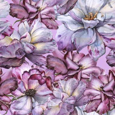 Arka plan gül. Seamless modeli. 