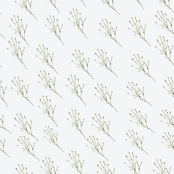 Bakgrund med grenar. Seamless mönster. — Stockfoto