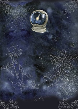 Alan nesneleri ile kartpostal şablonu. 