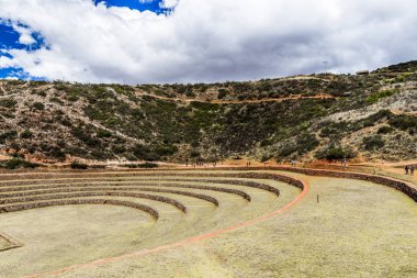 Moray Incas konsantrik teraslarında bir tarımsal Laboratuvar eski insanlar için hizmet..