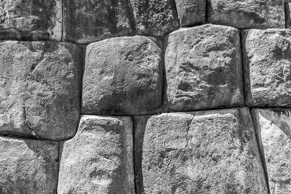 Nubes Cielo Azul Sobre Los Restos Antigua Muralla Inca Cusco —  Fotos de Stock