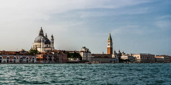 Pittoresk Utsikt Över Venedig Morgonen Piazza San Marco Strandpromenaden Och — Stockfoto