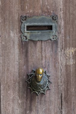 Ortaçağ Venedik evinde eski Gelen Kutusu