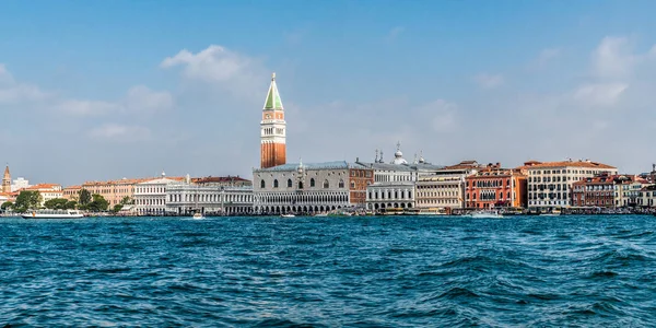 Vista Del Paseo Central Venecia Piazza San Marco Palacio Ducal — Foto de Stock