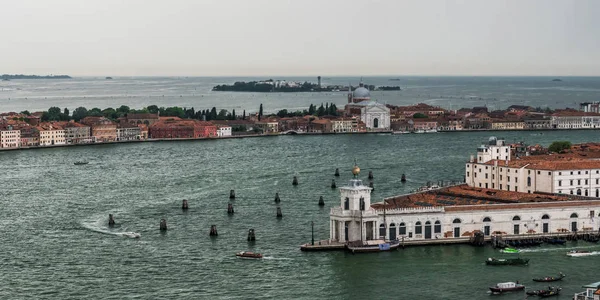 Pittoresk Utsikt Över Venedig Morgonen Piazza San Marco Strandpromenaden Och — Stockfoto