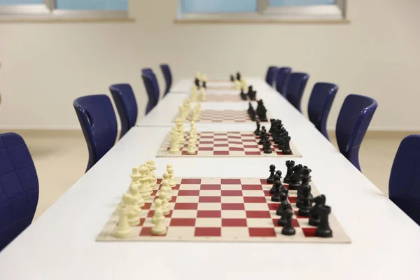 Préparation Pour Compétition Échecs — Photo