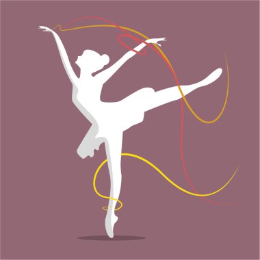 vektör dansı kadın figürü